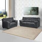 Sofa 2 E 3 Lugares Nassau Linho Cinza