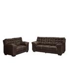 Sofa 2 E 3 Lugares Nassau Veludo Marrom