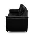 Sofá 2 E 3 Lugares Sara 1,50x2,00m Suede Preto Adonai Estofad