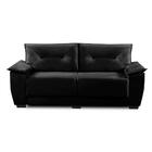 Sofá 2 E 3 Lugares Sara 1,50x2,00m Suede Preto Adonai Estofad