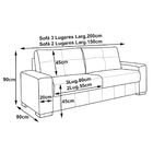 Sofá 2 E 3 Lugares Turim Couro Caramelo G58 - Gran Belo