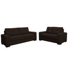 Sofá 2 E 3 Lugares Turim Couro Marrom Café - Gran Belo