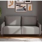 Sofá 2 Lugares 1,40m Multimóveis Cr45122 Cinza