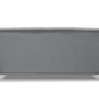 Sofá 2 Lugares 1,60 M Linho Cinza Com Pés De Madeira E 2 Almo