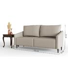 Sofá 2 Lugares 1,70m Multimóveis Cr45121 Marrom