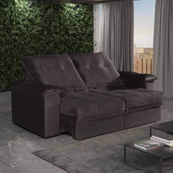 Sofá 2 Lugares 1,80m Retrátil E Reclinável Matteo Bom Pastor