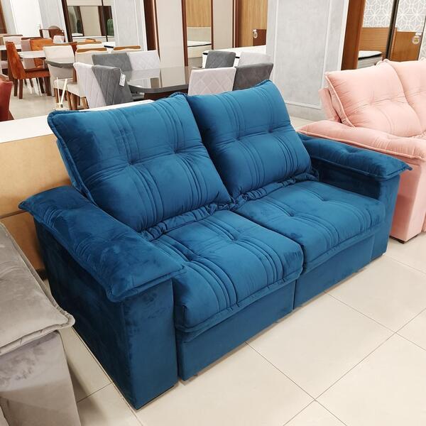 Sofá 2 Lugares 1,80m Retrátil E Reclinável Matteo Bom Pastor