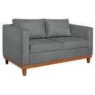 Sofá 2 Lugares 140cm Corano Esper  Cinza