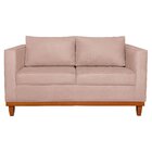 Sofá 2 Lugares 140cm Suede Esper  Rosê