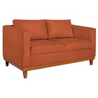 Sofá 2 Lugares 140cm Suede Esper  Terracota