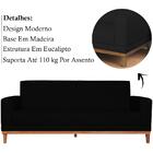 Sofa 2 Lugares 145 Cm Crons Suede Vazzano