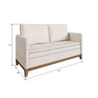 Sofá 2 Lugares 145cm Inga Casa De Pedra Estofados