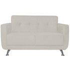Sofá 2 Lugares 148cm Lille Corino Bege