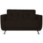 Sofá 2 Lugares 148cm Lille Corino Marrom