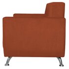 Sofá 2 Lugares 148cm Lille Suede Estofados Terracota
