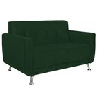 Sofá 2 Lugares 148cm Lille Suede Estofados Verde