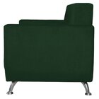 Sofá 2 Lugares 148cm Lille Suede Estofados Verde