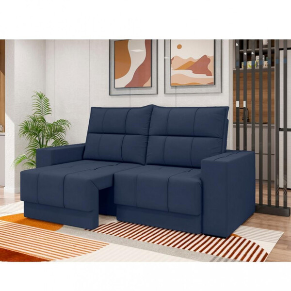 Sofá 2 Lugares 150cm Veludo Retrátil Reclinável Kazan Besthou