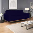 Sofa 2 Lugares 160 Cm Crons Suede Vazzano
