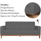 Sofa 2 Lugares 160 Cm Crons Suede Vazzano