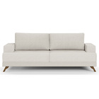 Sofá 2 Lugares 160cm Living Pés Curvos Santi D05 Linho Cru -