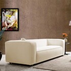 Sofá 2 Lugares 160cm Orgânico Luxo Recepção Cecília Bouclé -