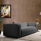 Sofá 2 Lugares 160cm Orgânico Luxo Recepção Cecília Linho - A