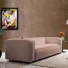 Sofá 2 Lugares 160cm Orgânico Luxo Recepção Cecília Linho - A