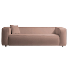 Sofá 2 Lugares 160cm Orgânico Luxo Recepção Cecília Linho - A