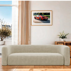 Sofá 2 Lugares 160cm Orgânico Luxo Recepção Melina Bouclé - A