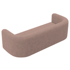 Sofá 2 Lugares 160cm Orgânico Luxo Recepção Melina Linho - Do