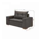 Sofá 2 Lugares 160cm Trevizo  Marrom