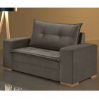 Sofá 2 Lugares 160cm Trevizo  Marrom