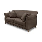 Sofá 2 Lugares 160cm Veludo Arras  Marrom