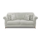 Sofá 2 Lugares 160cm Veludo Arras  Prata