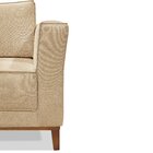 Sofá 2 Lugares 170cm Linho Brest  Dourado