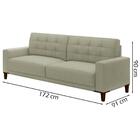 Sofa 2 Lugares 172 Cm Dijon Veludo Moll