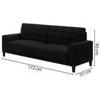 Sofa 2 Lugares 172 Cm Dijon Veludo Moll