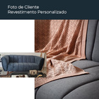 Sofá 2 Lugares 178cm Huskyer Veludo Rosê - Sallar Home