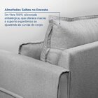 Sofá 2 Lugares 180cm Ananda Cabecasa Madeiraoriginals Cinza
