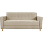 Sofá 2 Lugares 180cm Corino Dallas  Bege
