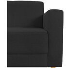 Sofá 2 Lugares 180cm Corino Dallas  Preto