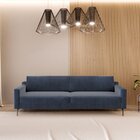 Sofá 2 Lugares 180cm Fun Living Contemporâneo Azul Jeans