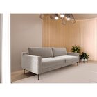 Sofá 2 Lugares 180cm Fun Living Contemporâneo Bege/cinza Claro
