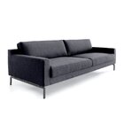 Sofá 2 Lugares 180cm Fun Living Contemporâneo Cinza Claro/cin