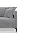 Sofá 2 Lugares 180cm Linho Lion  Cinza