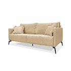 Sofá 2 Lugares 180cm Linho Lion  Dourado