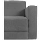 Sofá 2 Lugares 180cm Suede Dallas  Cinza