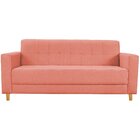 Sofá 2 Lugares 180cm Suede Dallas Maranata Estofados Coral