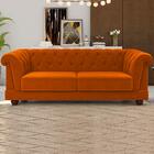 Sofa 2 Lugares 190 Cm Ponteio Veludo Moll